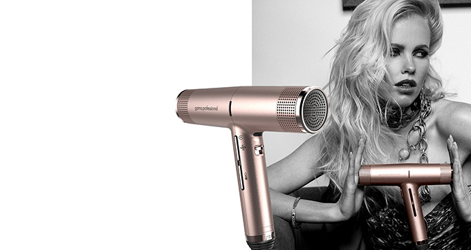 GAMA IQ Perfetto Hair Dryer - Rose Gold Edition 