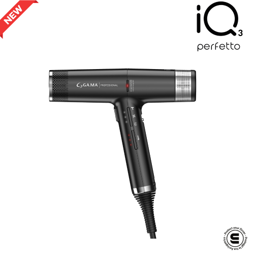 GAMA IQ3 Perfetto Hair Dryer - Black