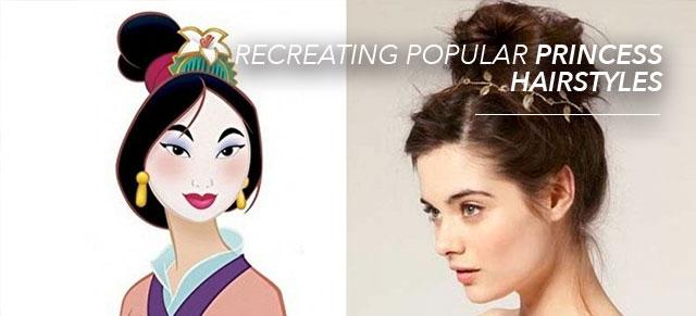 Recreating Popular Disney Princess Hairstyles