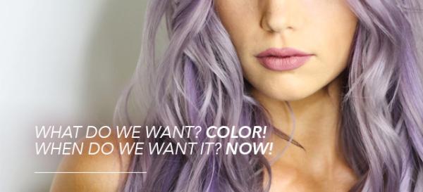 What do we want? Color! When do we want it? Now!